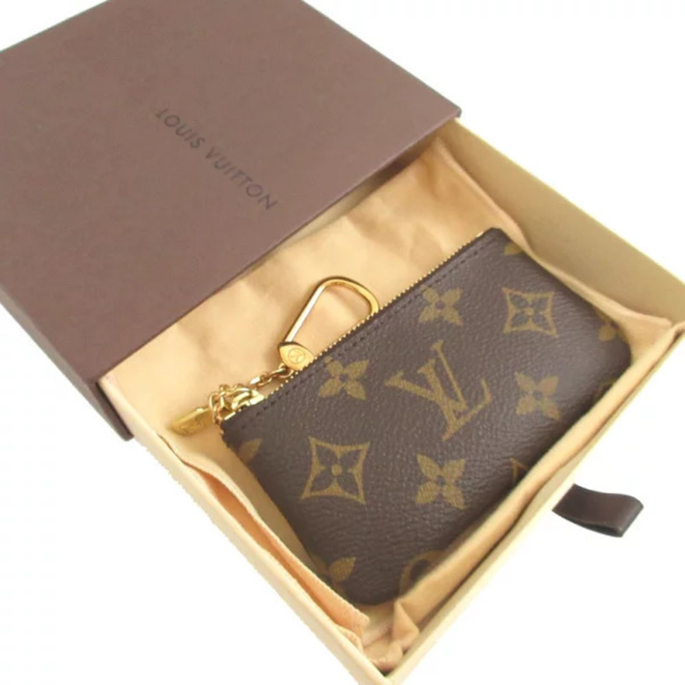Louis Vuitton Pochette coin Brown Wallet case Monogram Brown